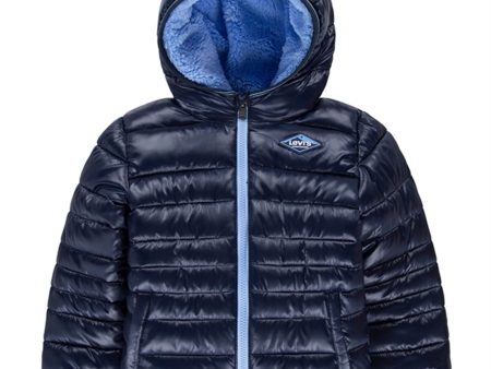 Levi s Sherpa Lined Puffer Jakke Dress Blues For Sale