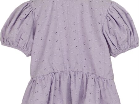 Fliink Lavendar Fog Mia Ss Bluse For Discount