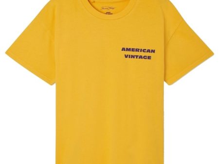 American Vintage T-shirt Fizvalley Canari Vintage For Sale