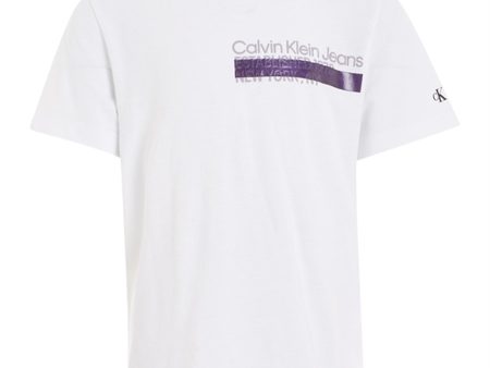 Calvin Klein Hero Mini Logo T-Shirt Bright White For Sale