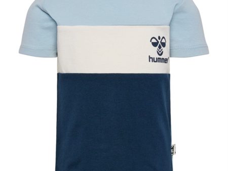 Hummel Celestial Blue Azur Block T-shirt S S Cheap