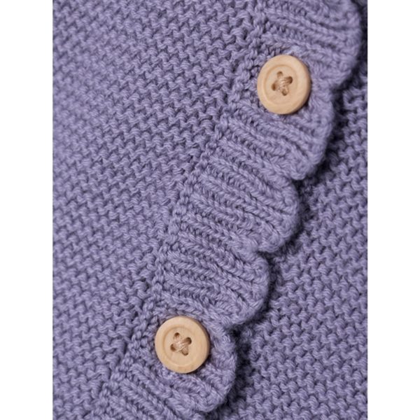 Name it Lavender Gray Kisille Strik Cardigan Online