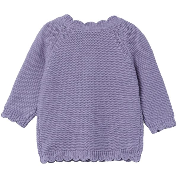 Name it Lavender Gray Kisille Strik Cardigan Online